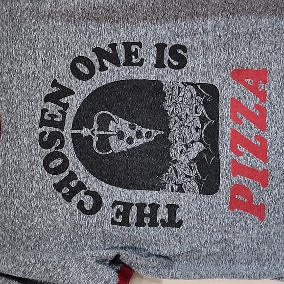 Disney x Junk Food The Chosen One is Pizza Toy Story Ringer Tee size Medium - Picture 2 of 5